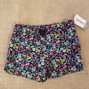 🌸🆕Carter’s 5T flower shorts brand new🌸🆕